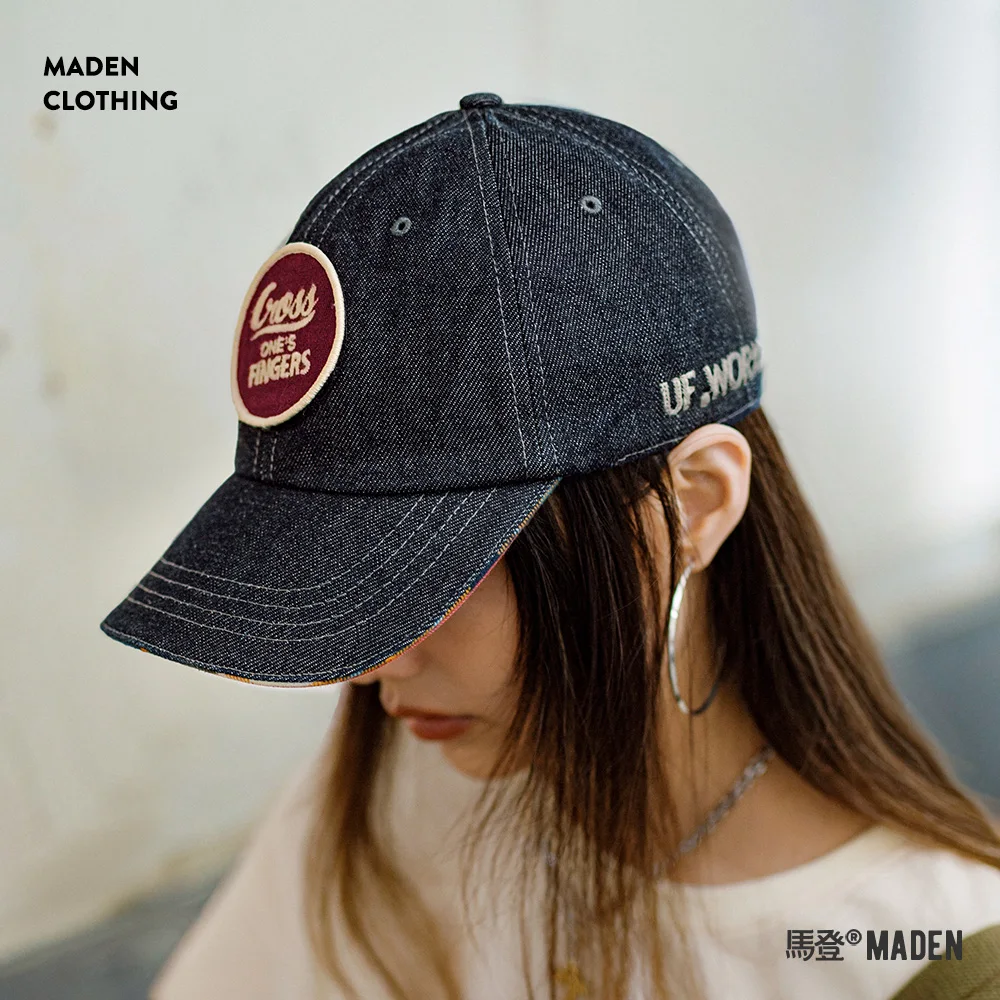 Женская джинсовая бейсболка Maden цвет в ассортименте