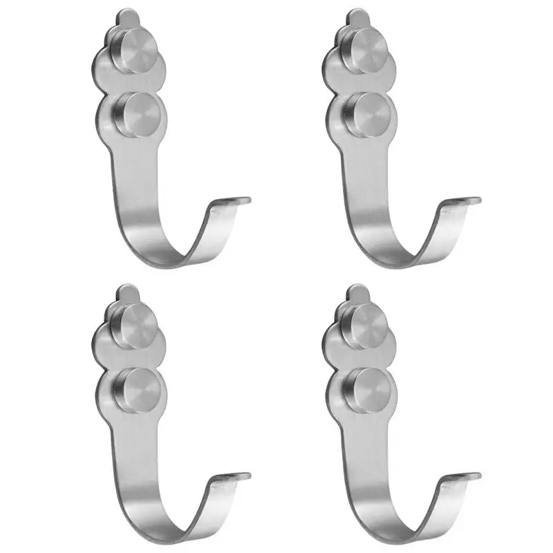 

Wall Hooks Adhesive 4 Pcscl Stainless Steel Utility Hooks Stainless Steel Utility Hooks Wall Mounted Hooks Heavy Duty