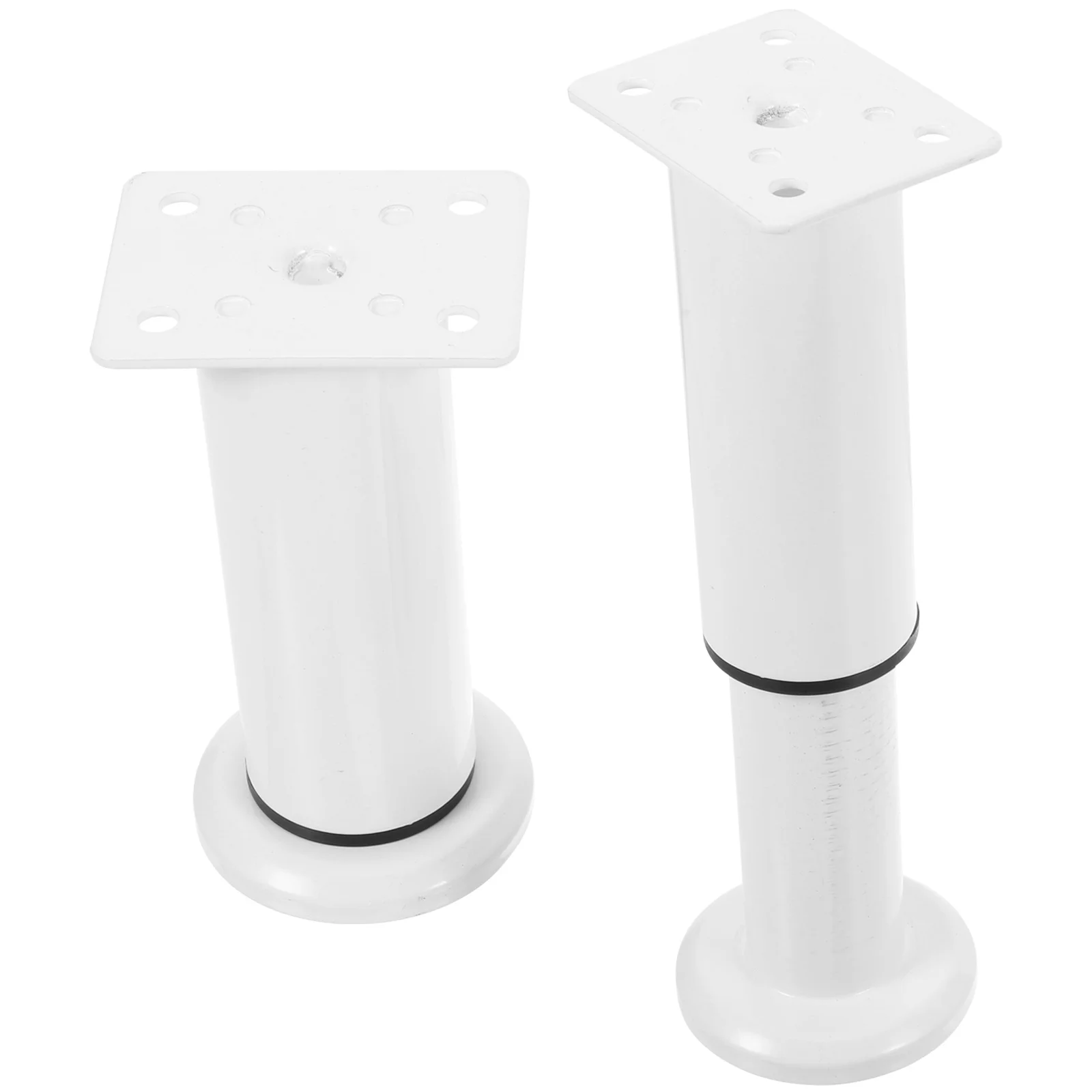 

2 Pcs Adjustable Legs Furniture Lifter Chair Replacement Carbon Steel Feet Sofa