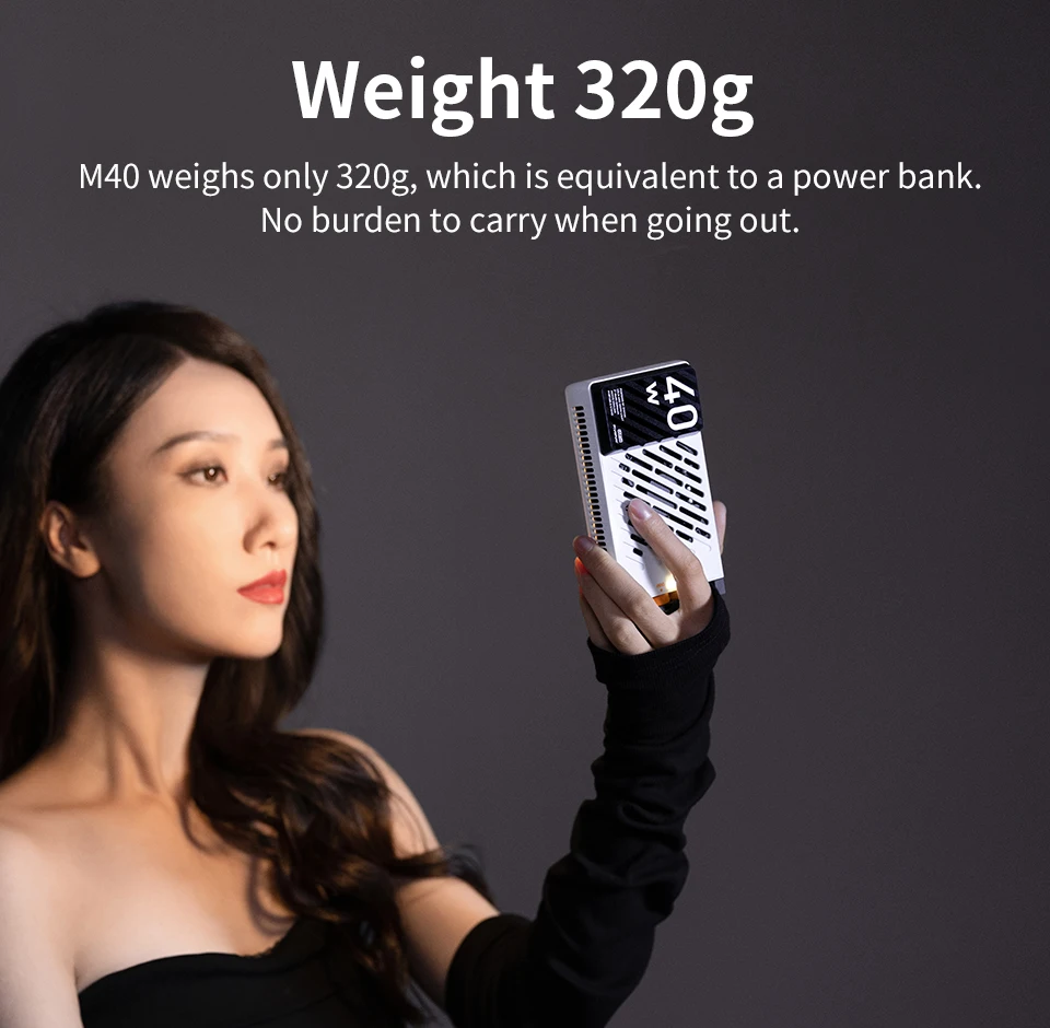 Zhiyun FIVERAY M40 мини-фотосессия поддержка быстрой зарядки PD 40 Вт карманная фотография