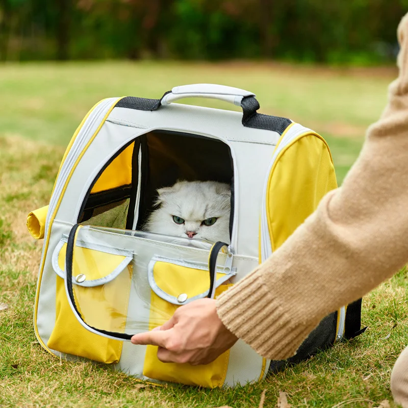 Bag Breathable Backpack Large Capacity Cats Carrying Bag Pet