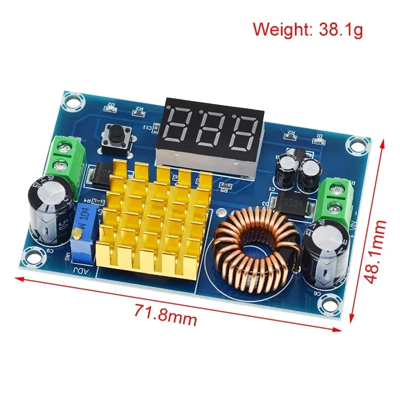 XH-M411 DC-DC цифровая повышающая плата высокой мощности выход 5-45 В 5 А