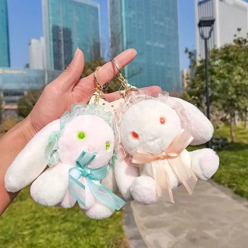 

Милый кролик, плюшевый брелок, милый кролик, брелок, Женская сумочка, мягкий модный кулон, украшение, автомобильный брелок, подарок на день рождения для девочек