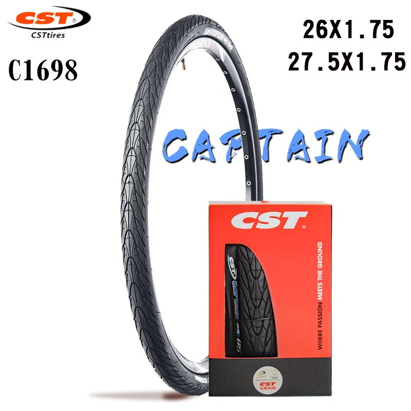 CST CAPTAIN mountain bike tires C1698 Folding Stab proof 26 27.5 inches 27.5*1.75 Antiskid wear resistant bicycle tire parts
