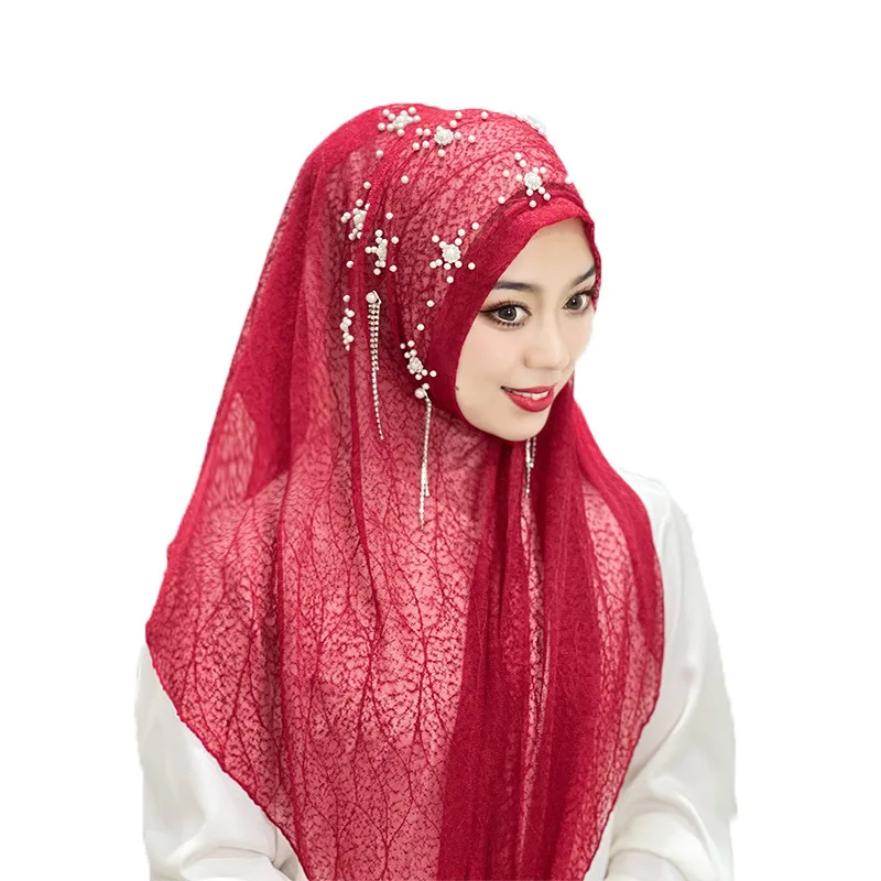 A Shawl Hooded Turkish Woman of Abaya Arab Islam, India, Morocco, with A Tassel of Gold Studded with Flowers.