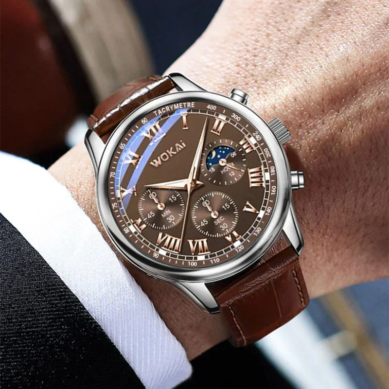 Фото 2024, часы для мужчин, Relojes Para Hombre, роскошные часы, повседневные часы, кварцевые наручные часы для мужчин, лучшие подарки, дешевая цена, Relógio Pulso №4