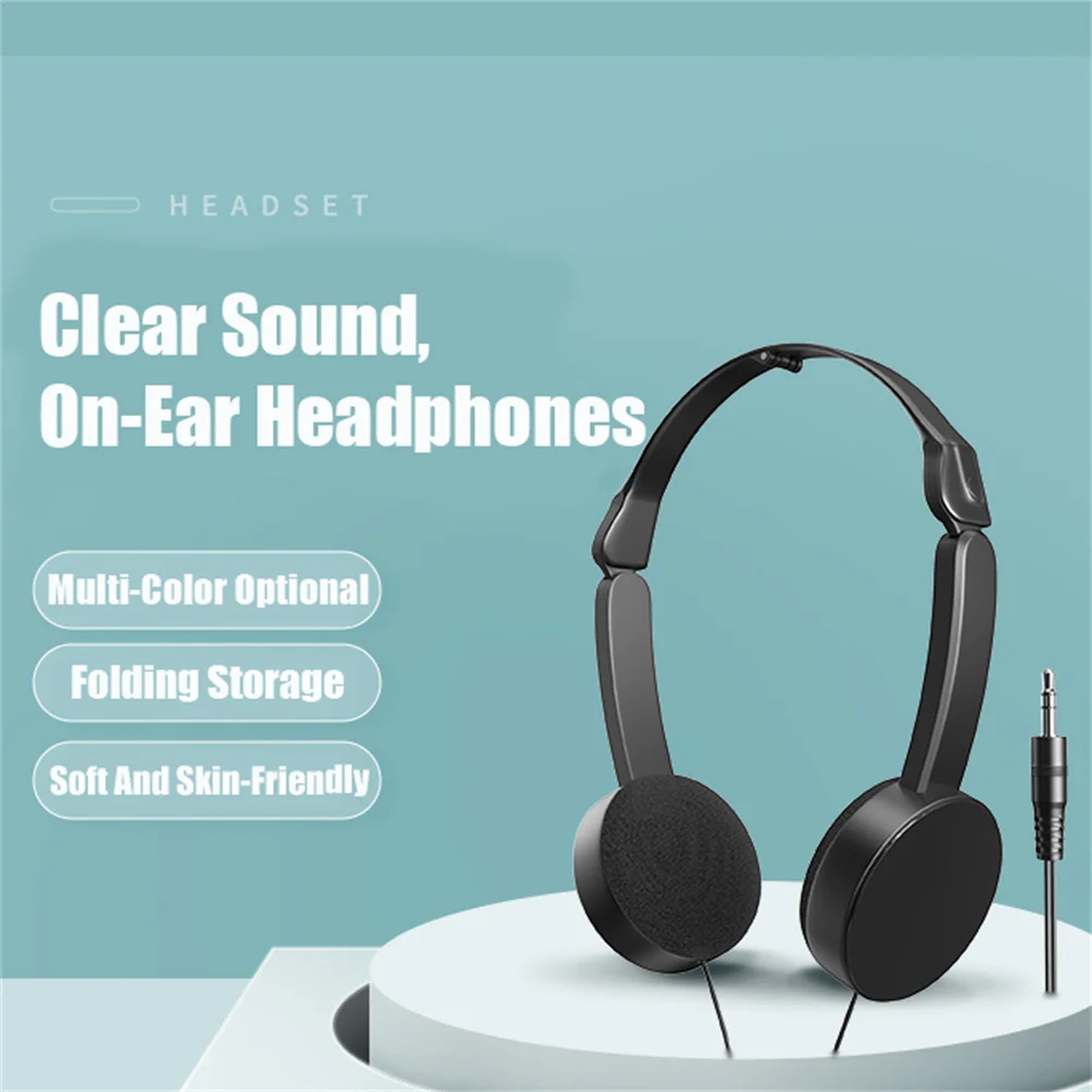 

Original Foldable New Product Macaron 3.5mm Wired Gaming Headphones Game Headset Noise Cancelling Earphone Bass HiFi Sound