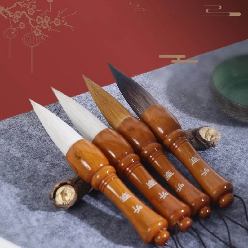 Кисть для китайской каллиграфии кисть волос ласки в форме бункера практики