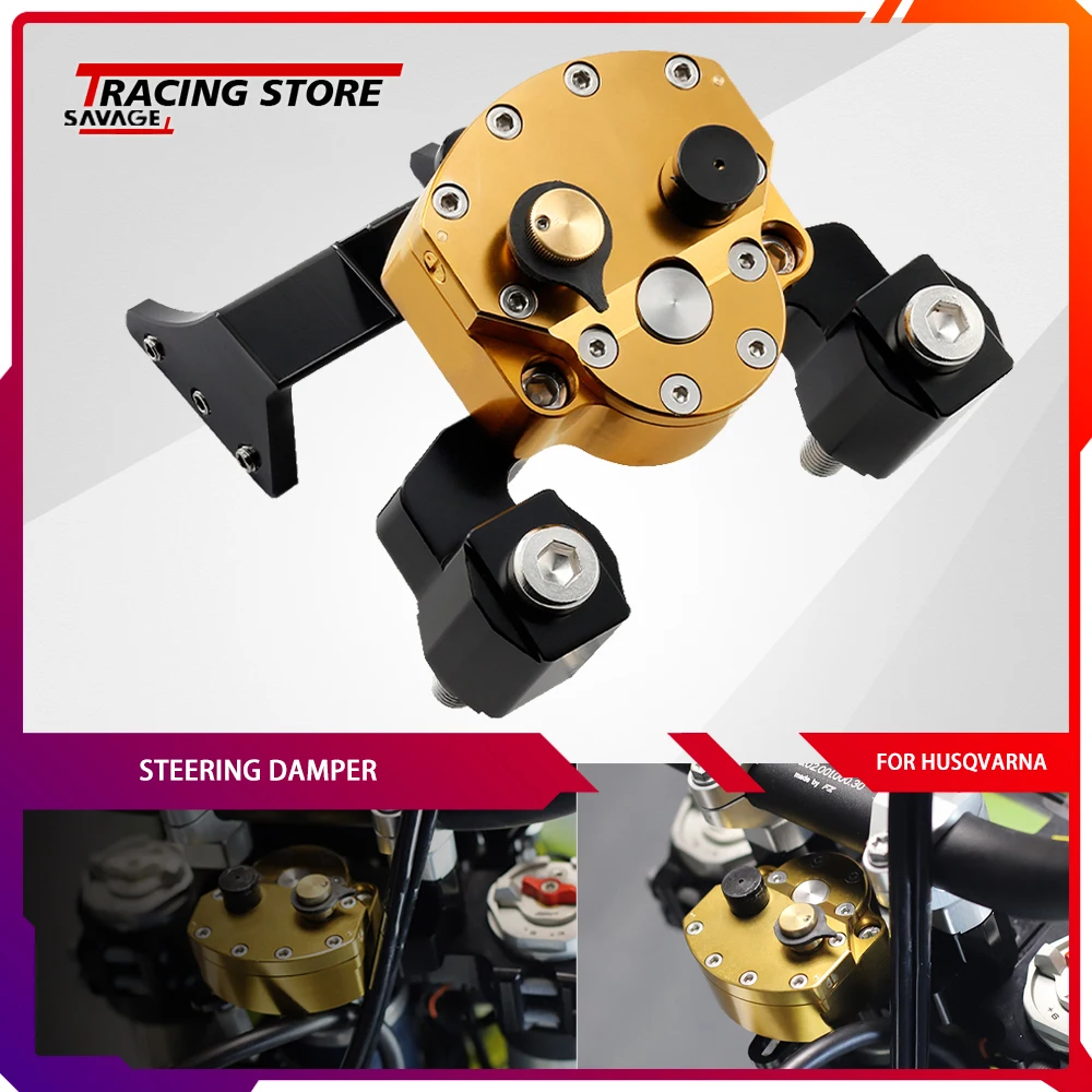 

For husqvarna TE 250 250i 300 TE300i 2022 Moto Steering Damper Stabilizer Safety Control Adjustable Kit Motorcycle Accessories