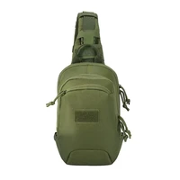 military tactical sling bag men outdoor hiking camping shoulder bag army hunting fishing bottle pack chest sling molle backpack