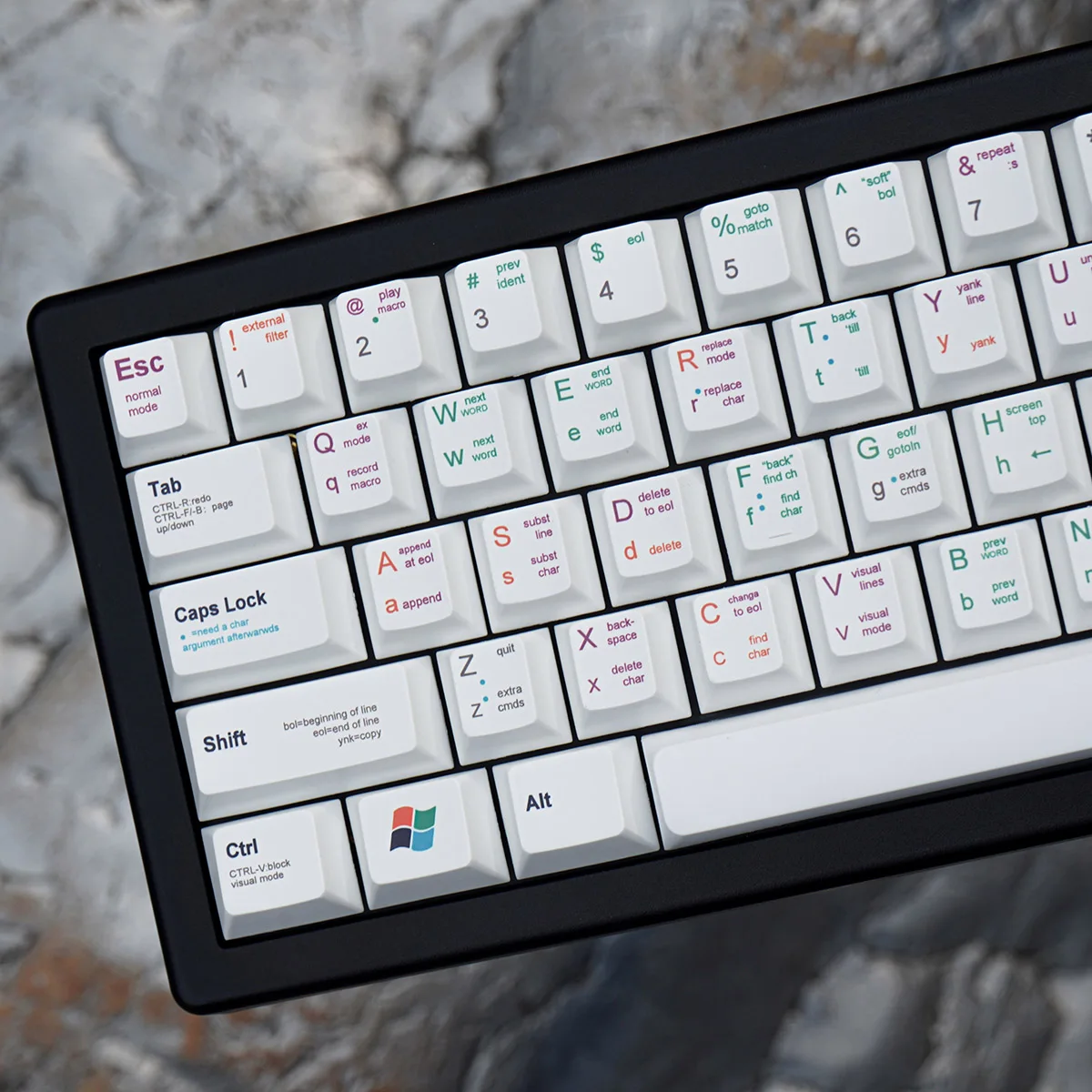 Фото 139-клавишный программатор Cherry Profile PBT колпачки для клавиш Cherry MX Switch, механическая клавиатура, сублимационная краска, колпачки для клавиш на заказ №1