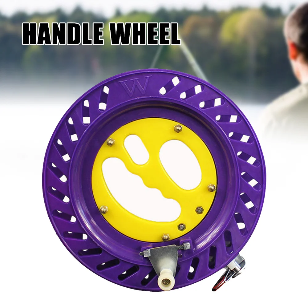 

Hot Fishing Reel Hand Grip Reels Handlebar Reels Fishing Tackle Supplies Fishing Gear Accessories Folding Wire Reel for Fishing