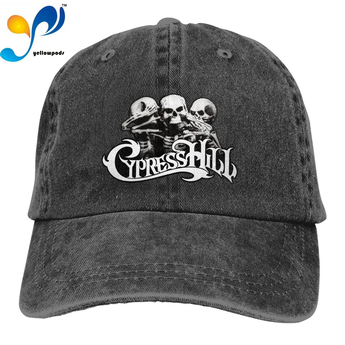 

Print 3D Cypress Hill Logo Outdoor Leisure Baseball Caps Adjustable Hip Hop hat