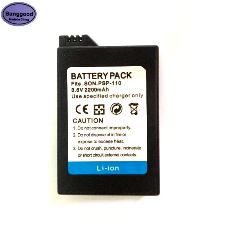 

3.6V 2200mAh PSP-110 PSP110 Camera Battery Replacement For Sony Playstation Portable Electronic PSP-110 PSP-1001 PSP 1000 1004