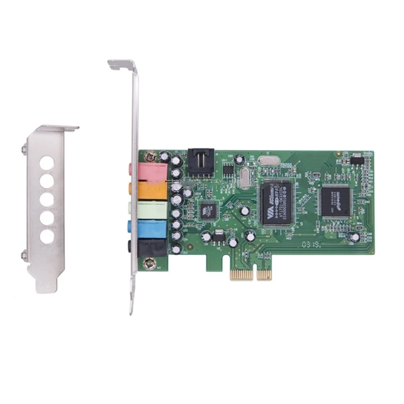 

5.1 Channel PCIE Stereo Sound Card Upgrades PC Sound 24Bit Sample Medians Dropship