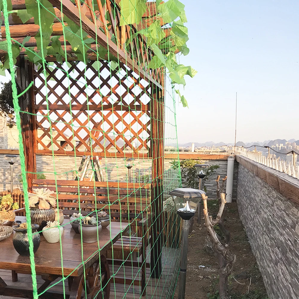 Высококачественная садовая сеть для подъема растений нейлоновая сетка цветок
