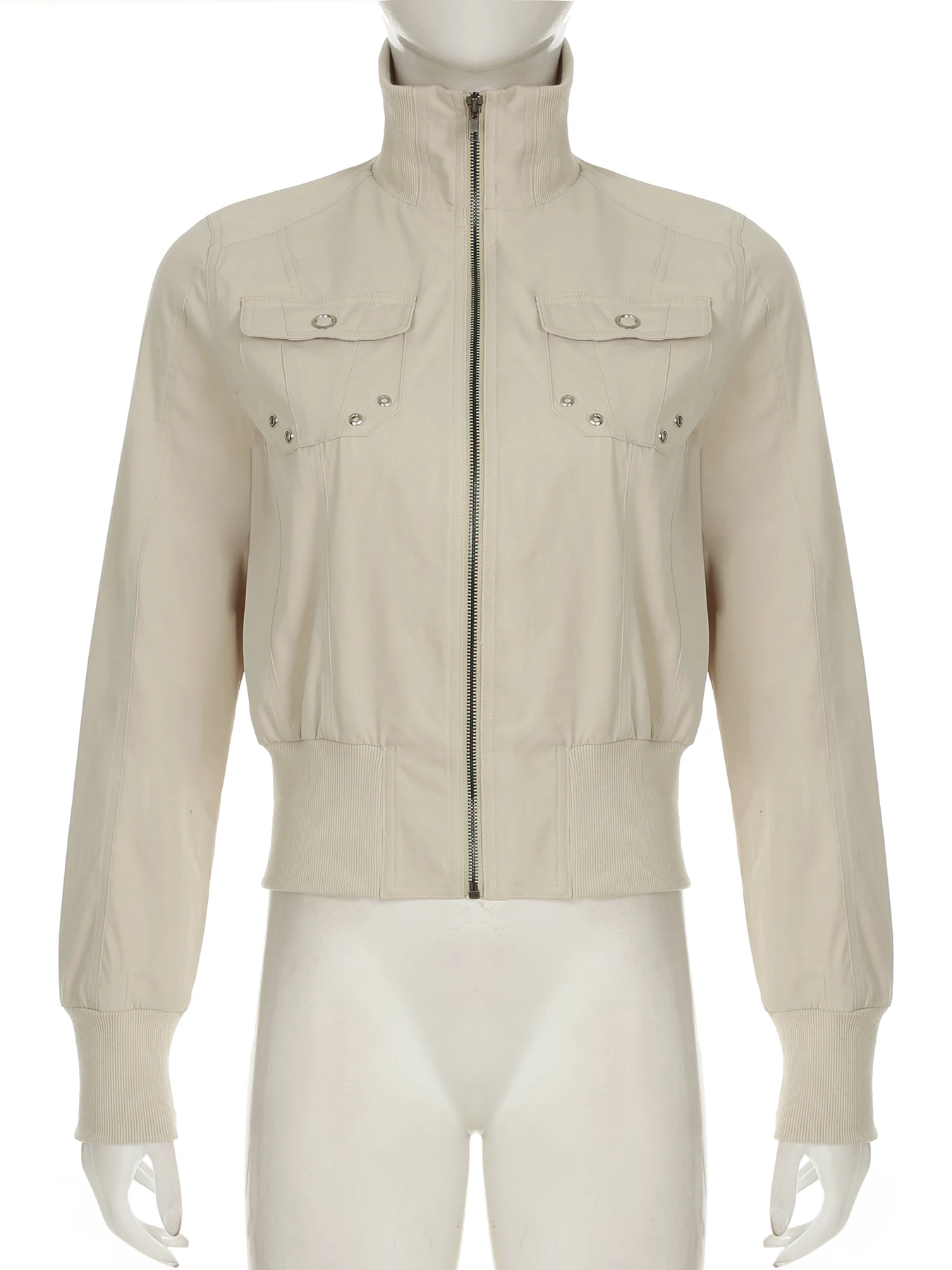 IAMSURE стильные куртки в стиле сафари с большими карманами повседневные однотонные