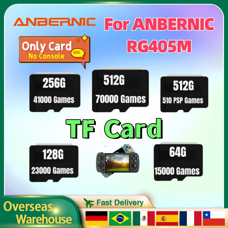 Портативная игровая консоль ANBERNIC RG405M TF-карта