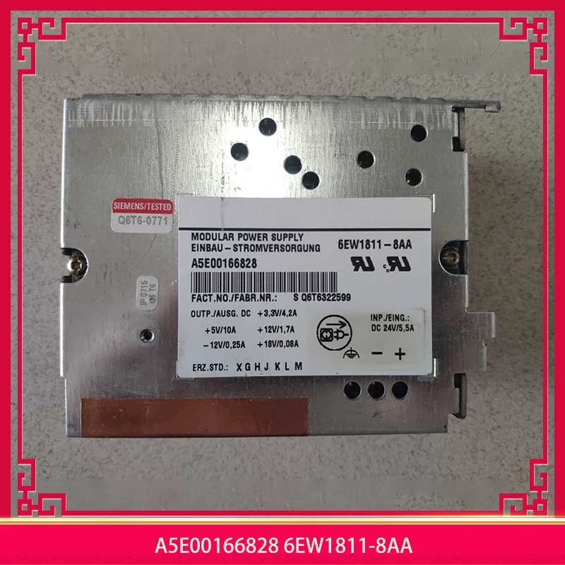 Оригинальный блок питания A5E00166828 6EW1811-8AA для Siemens IPC перед отправкой идеальный тест