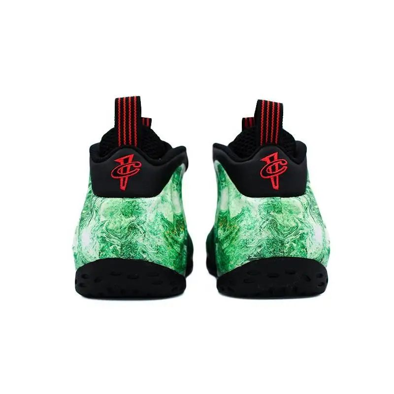 【Настроить】Nike Foamposite One винтажные баскетбольные кроссовки мужские белые/зеленые
