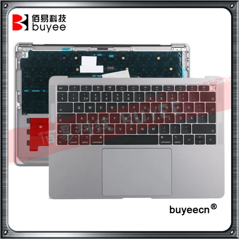 

Genuine 13.3" A1932 TopCase US UK French Spanish Keyboard Backlight Trackpad For MacBook Pro Retina A1932 Palm Rest topcase Grey