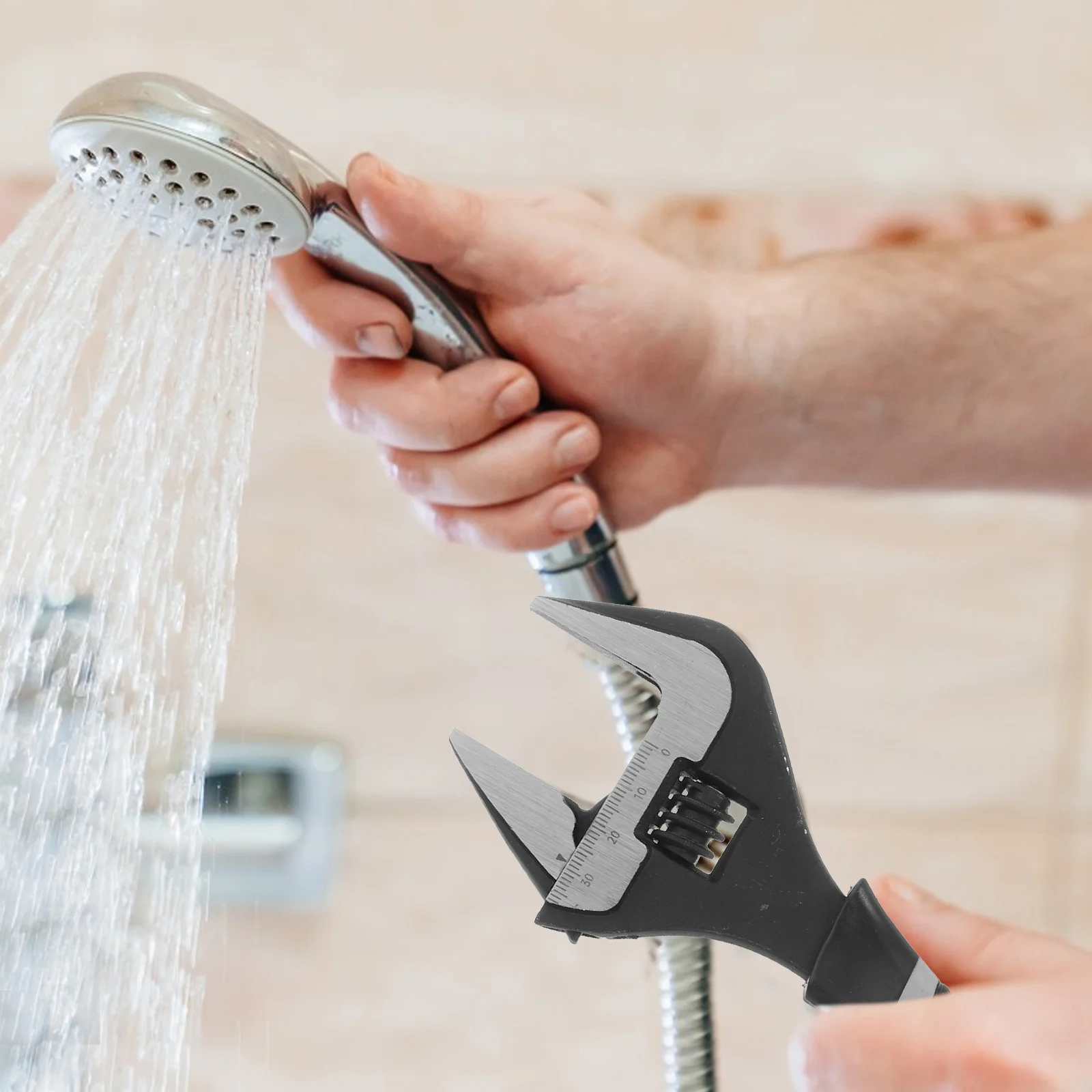 1 шт. инструмент для обслуживания дома и ванной комнаты прочный гаечный ключ