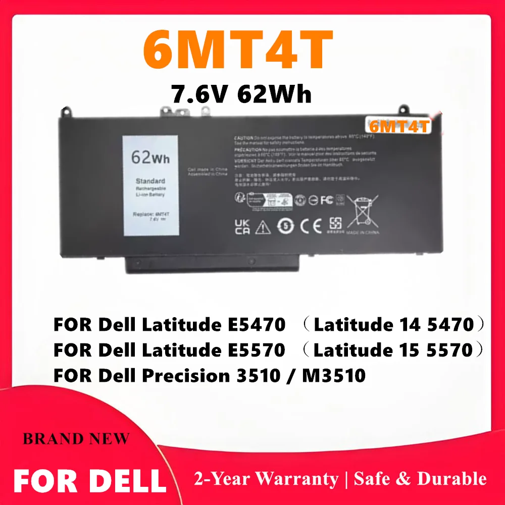 Фото Аккумулятор для ноутбука Dell 6MT4T 7V69Y TXF9M 79VRK HK6DV 07V69Y 079VRK 0TXF9M 451‑BBUN 451‑BBU0 №1