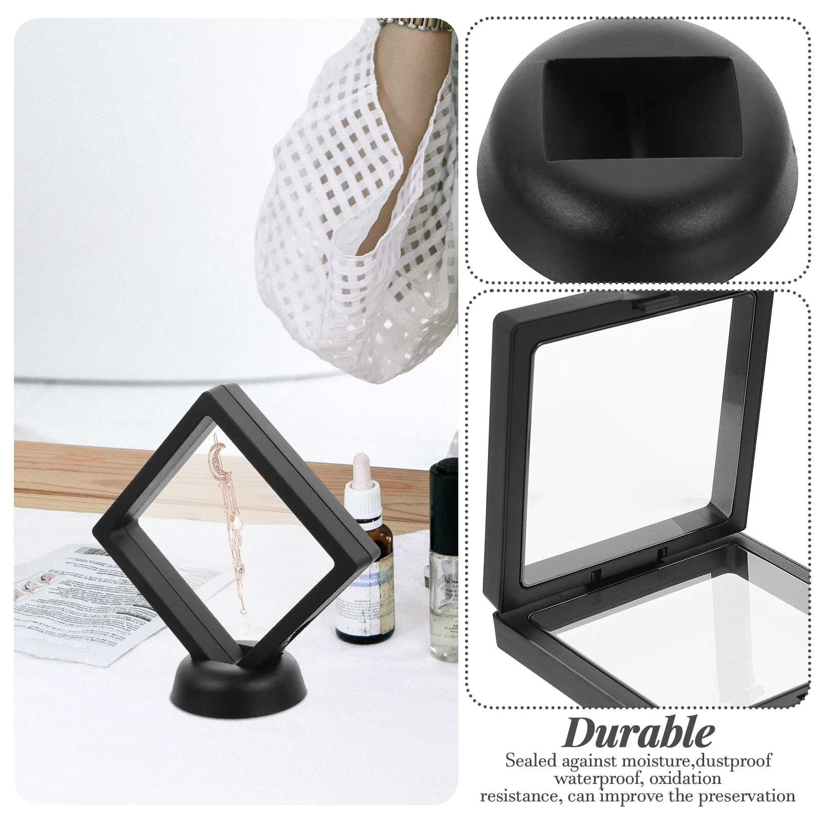 5 шт. витрины для ювелирных изделий прозрачные подвесные рамки дисплея подставки