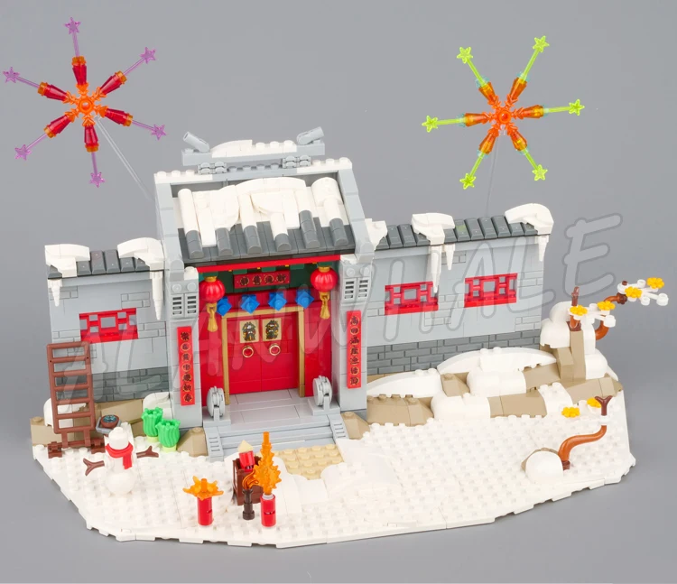 1528 шт. китайские традиционные фестивали история Ниан лунного Нового года Чун