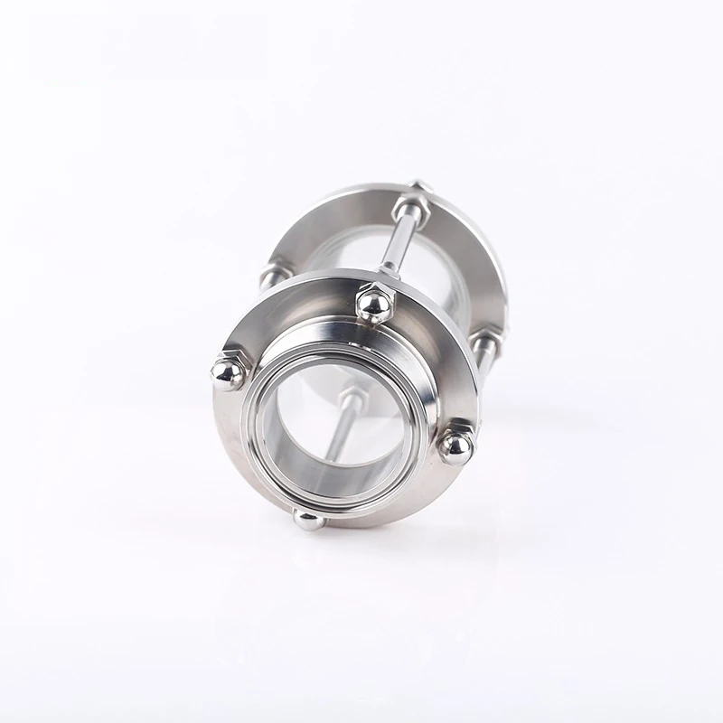 Стеклянный диоптрий для контроля потока 19 мм 1 5 дюйма 50 тройной зажим SS304 фитинги