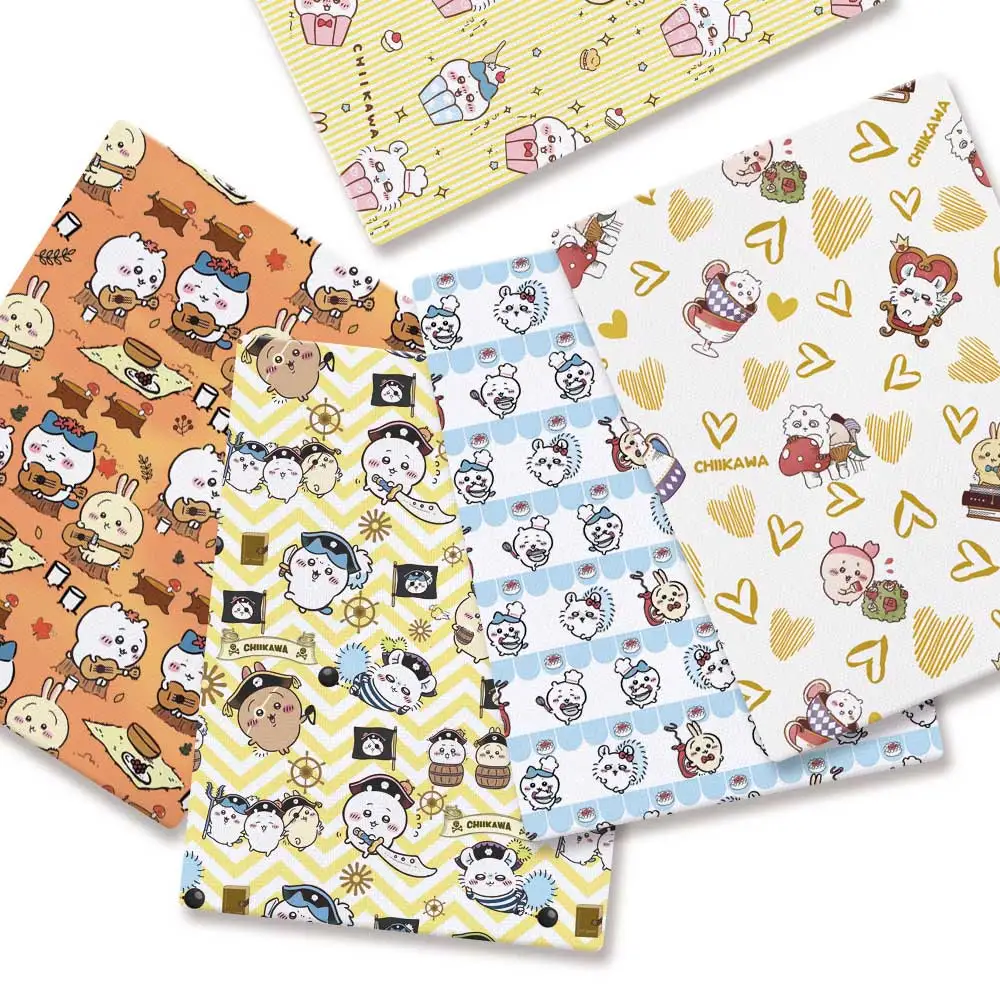 Полиэстер хлопок мультяшная ткань 140*50 см ручное шитье лоскутное детское платье