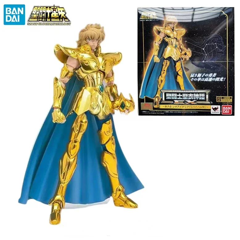 В наличии BANDAI Holy Cloth Myth EX Leo Aiolia Olia 2.0 Rebirth Edition аниме экшн-коллекционная фигурка