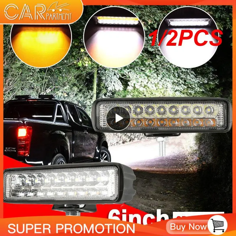 1/2 шт., портативные Водонепроницаемые светодиодные лампы для вождения