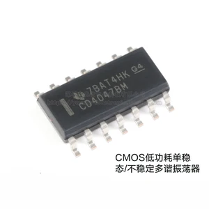 10PCS , CD4047BM96 SOIC-14 CMOS Low-power Monostable/unstable Multivibrator