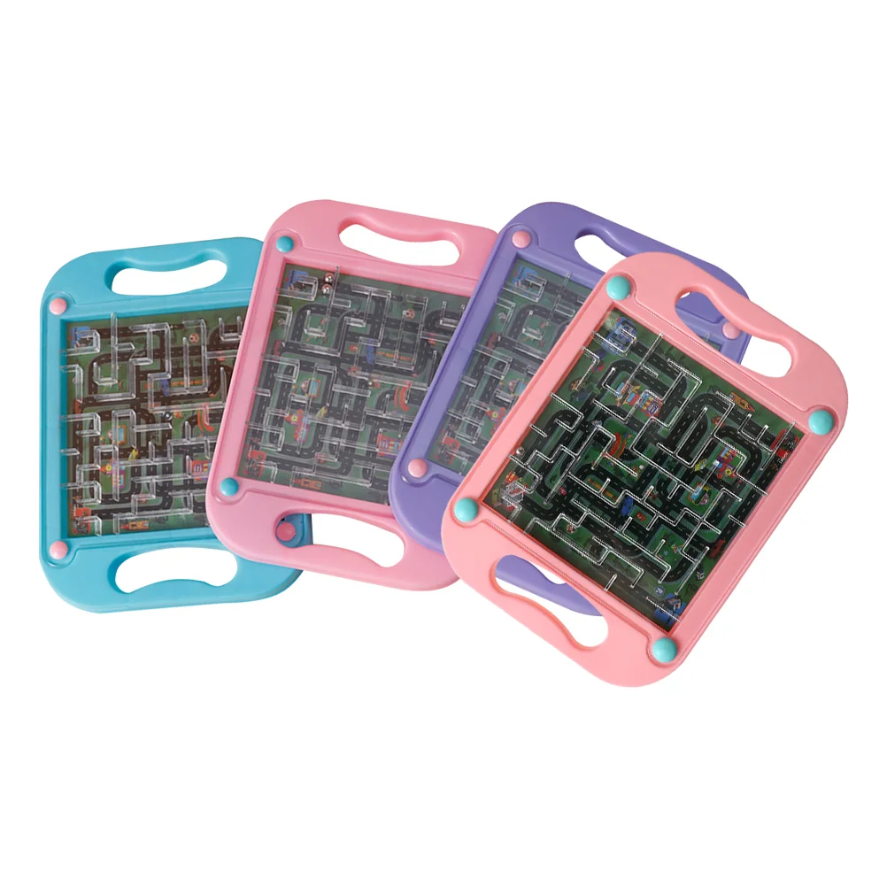 

4Pcs Plastic Maze Creative Mobile Bead Maze Game for Children Kids