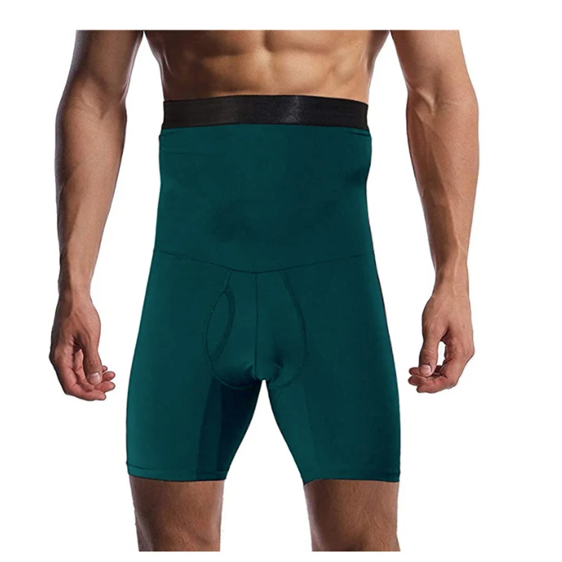 Men Body Shaper Belly Girdle Boxer Briefs High Waisted Slimming Underwear Waist Trainer Tummy Control Panties Compression Shorts