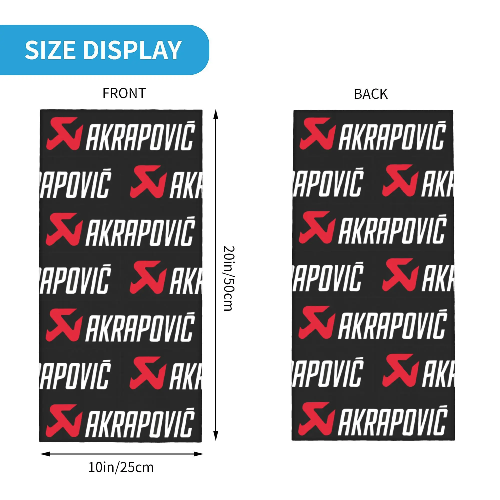 Изготовленные на заказ гетры Akrapovics Aks Motor для мужчин и женщин зимний шарф-бандана