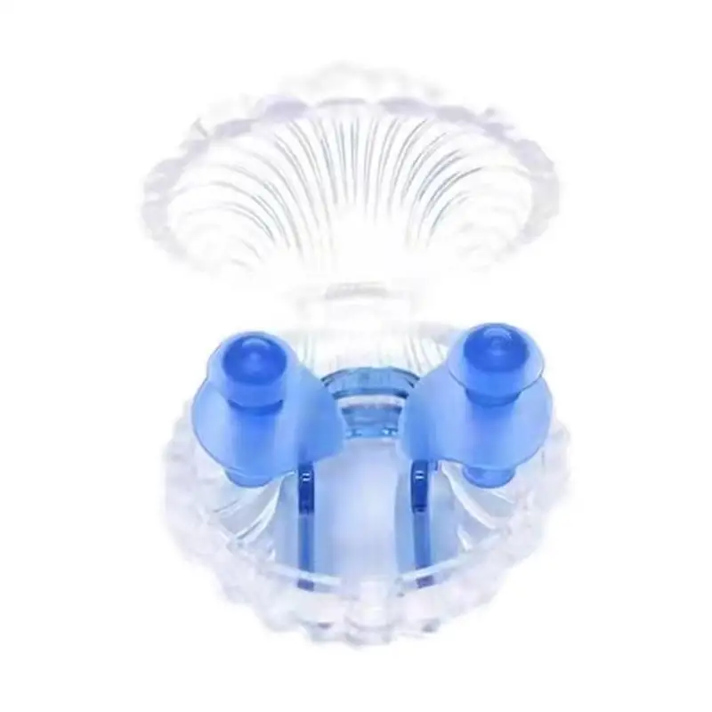 

Swimming Ear Plugs And Nose Clip Set Waterproof Nose Ear Protector Swimming Sets Food-grade Silicone Gel Ear & Nose Protector