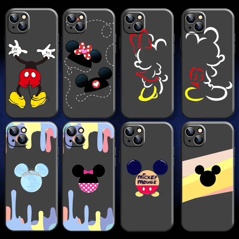 

Bandai Mickey Minnie Mouse Phone Case For iPhone 11 12 13 Pro MAX 6 6S 7 8 Plus X XS XR Mini SE 2020 Coque Funda Soft