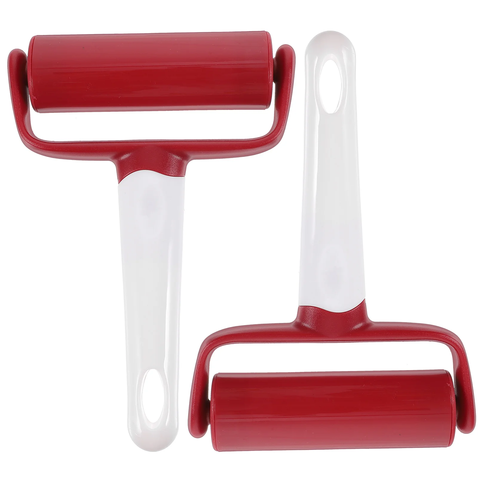 

2 Pcs Dumplings Durable Dough Roller Scroll Wheel Plastic Wheels Noodle Small Pin
