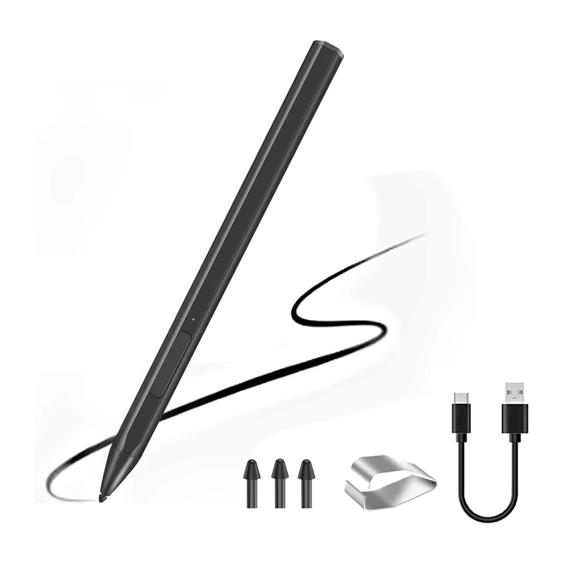 Stylus Pen Magnetic For Surface Pro 3/4/5/6/7 X Go 2 Book Latpop 4096 Levels Pressure Palm Rejection