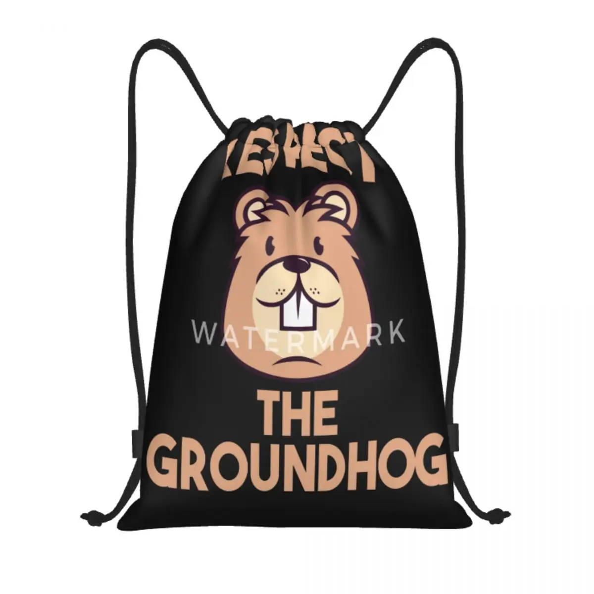 

Рюкзак на шнурке с принтом в стиле ретро