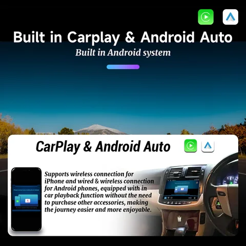 Автомобильный радиоприемник мультимедиа для Toyota Avensis T25 2002-2008 Android 14, навигационный мультимедийный беспроводной BT Carplay 7862 2K QLED экран