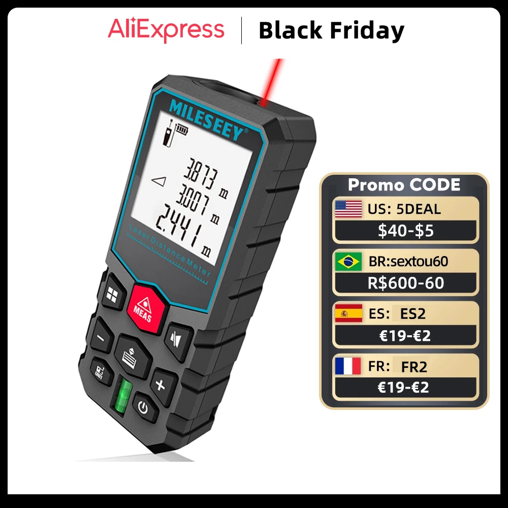 Mileseey X5 лазерный дальномер medidor laser profesional laser distance meter trena rangefinder laser metro laser range finder