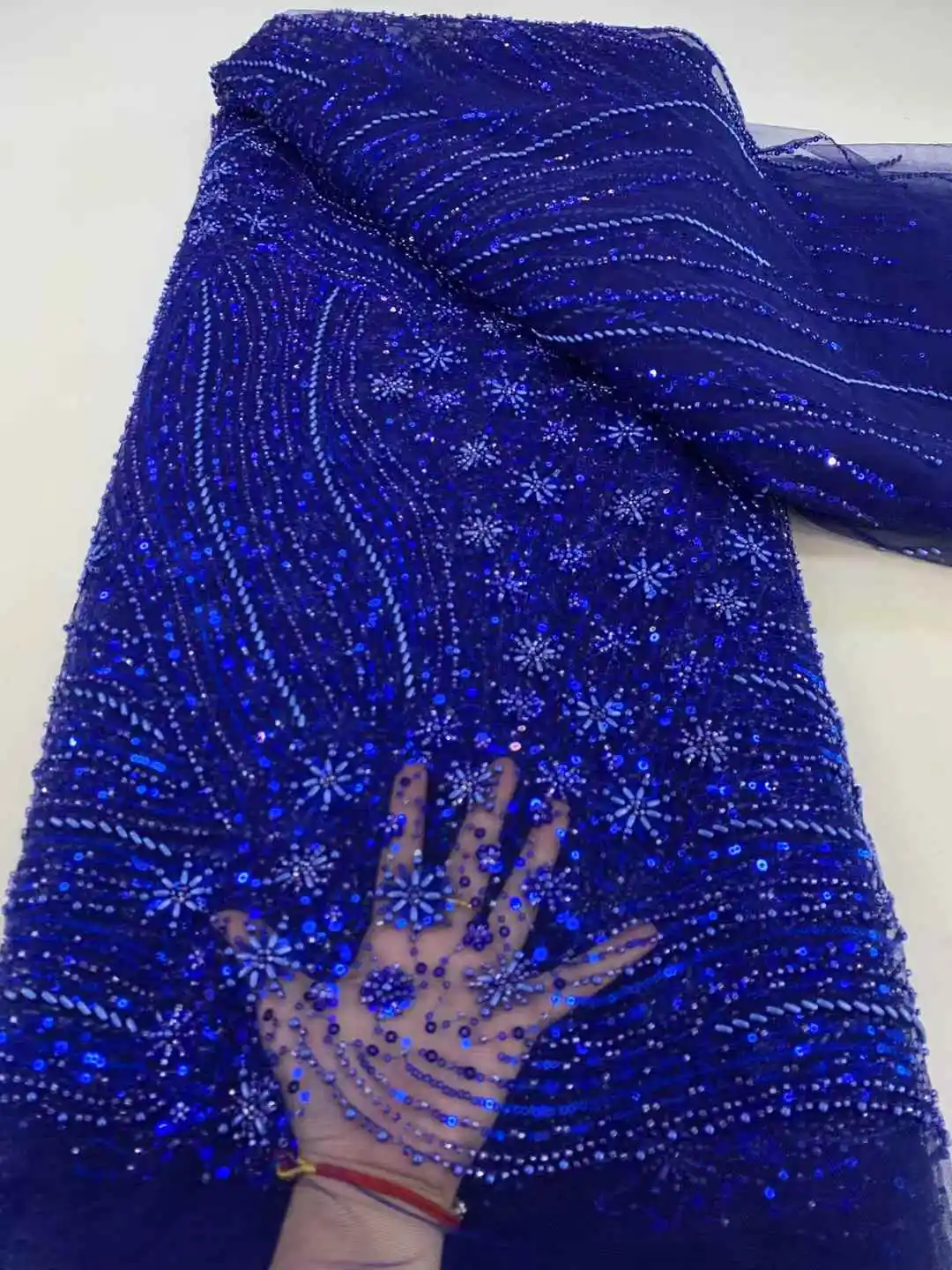 Африканская кружевная ткань с блестками 2021 высокое качество французская