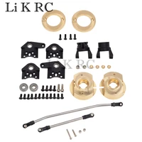 full set brass heavy duty steering knuckles c hub carrier kit for axial wraith rr10 110 rc crawler car upgrade parts lee008