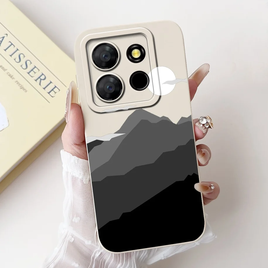 Противоударный силиконовый чехол для телефона Itel A60 2022 ярких цветов