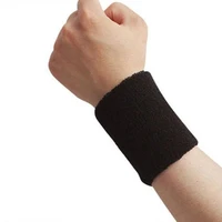 wrist support brace wraps guards sport sweatband hand band sweat gym volleyball basketball cotton wristbands sports safety