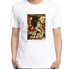 Футболка с рисунком фильма Бойцовский клуб, футболки с коротким рукавом, футболка с круглым вырезом, футболка оверсайз, летняя уличная одежда, мужская одежда