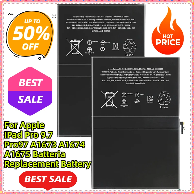 Для Apple IPad Pro 9.7 Pro97 A1673 A1674 A1675 Сменная батарея